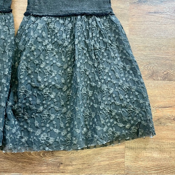 A Rare Bird NWT Bohemian Flare Lace Leg Jeans Size S/M - Picture 4 of 11